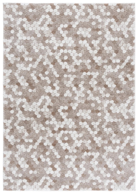 Safavieh Northport 800 4'-0" x 6'-0" Rug in Taupe / Ivory
