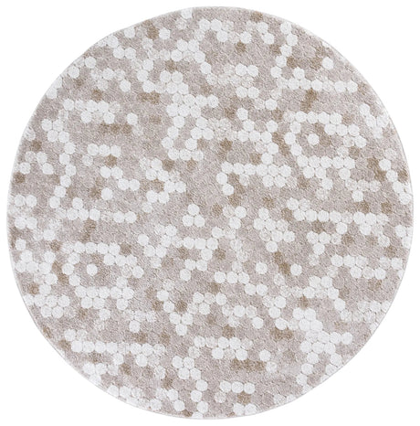 Safavieh Northport 800 6'-7" x 6'-7" Rug in Taupe / Ivory