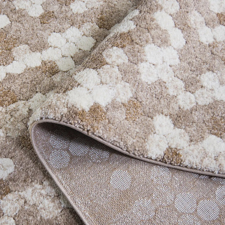 Safavieh Northport 800 4'-0" x 6'-0" Rug in Taupe / Ivory