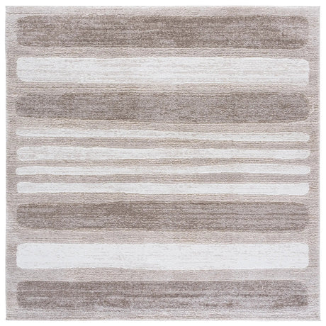 Safavieh Northport 800 6'-7" x 6'-7" Rug in Taupe / Ivory