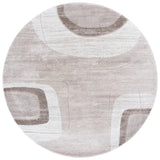 Safavieh Northport 800 6'-7" x 6'-7" Rug in Taupe / Ivory