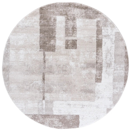 Safavieh Northport 800 6'-7" x 6'-7" Rug in Taupe / Ivory