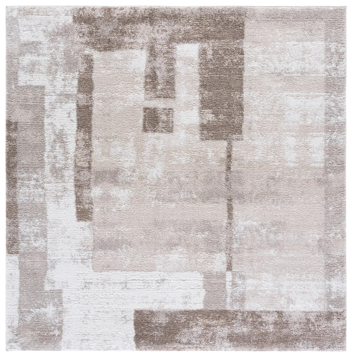 Safavieh Northport 800 6'-7" x 6'-7" Rug in Taupe / Ivory