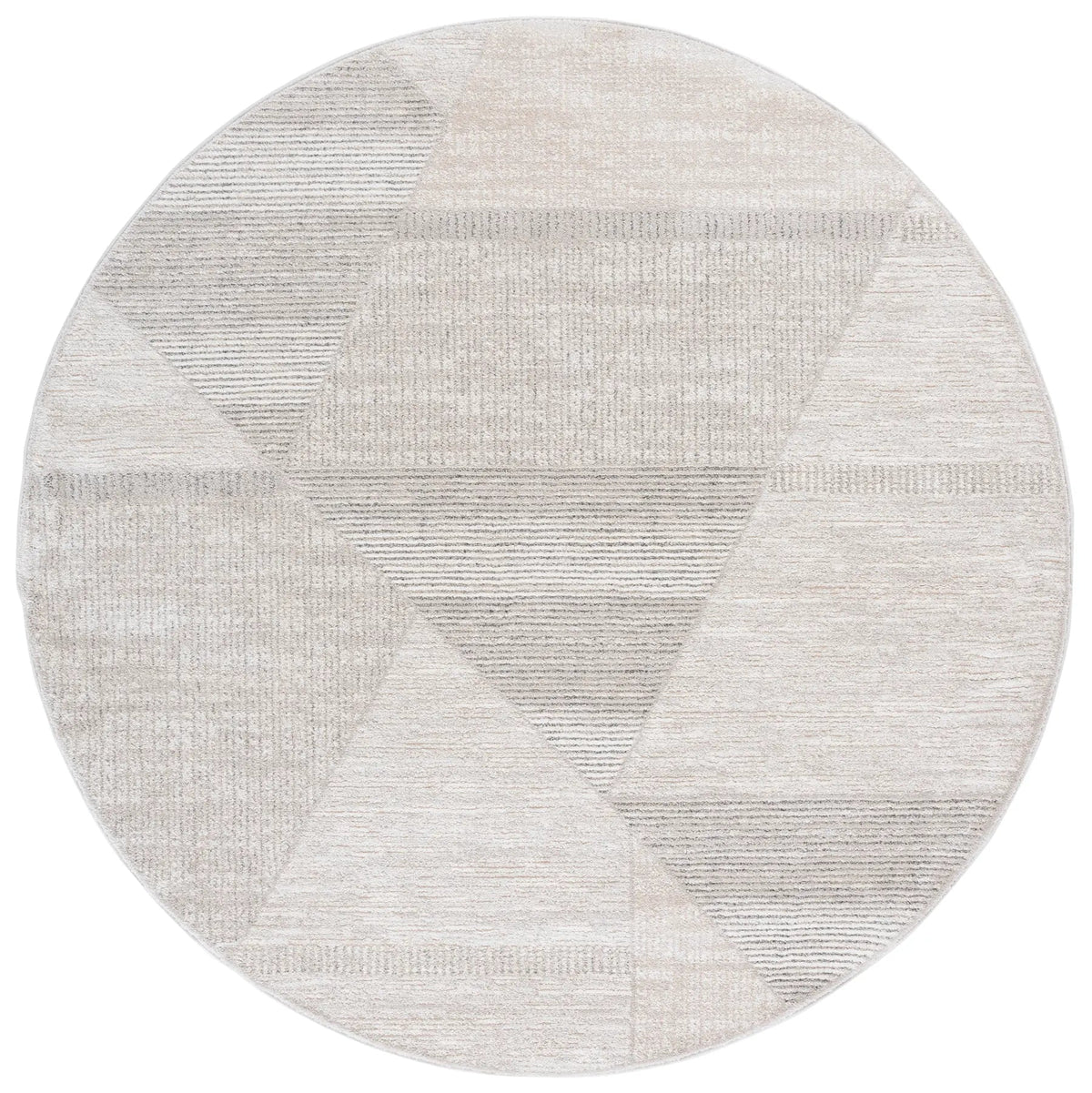 Safavieh Northport 6'-7" x 6'-7" Rug in Ivory / Grey