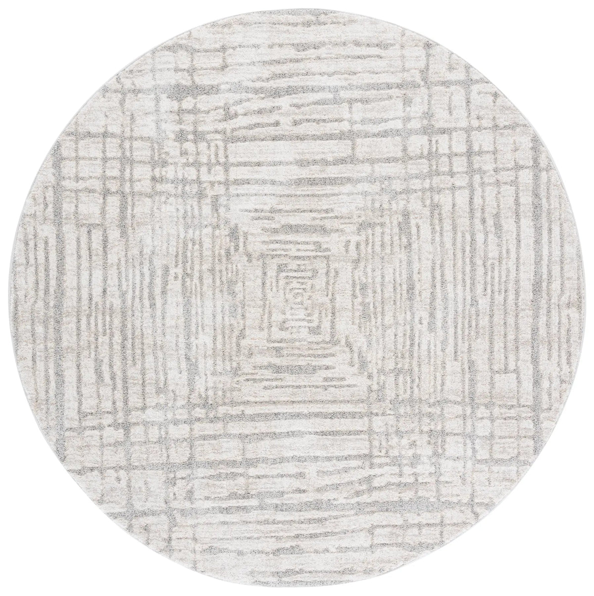 Safavieh Northport 6'-7" x 6'-7" Rug in Ivory / Grey