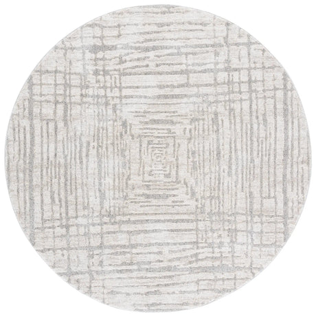 Safavieh Northport 6'-7" x 6'-7" Rug in Ivory / Grey