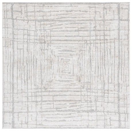 Safavieh Northport 6'-7" x 6'-7" Rug in Ivory / Grey