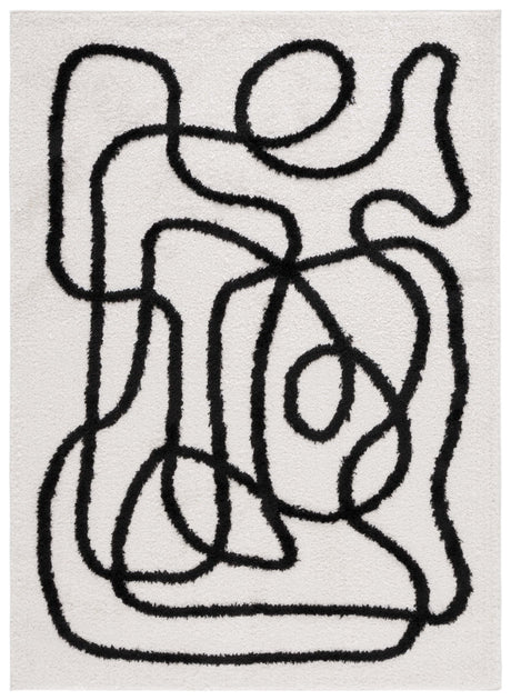 Safavieh Norway Nor202A Ivory/Black Rug.