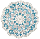 Safavieh Novelty 6'-0" x 6'-0" Rug in Grey / Blue