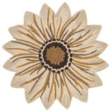 Safavieh Novelty 5'-0" x 5'-0" Rug in Gold / Beige