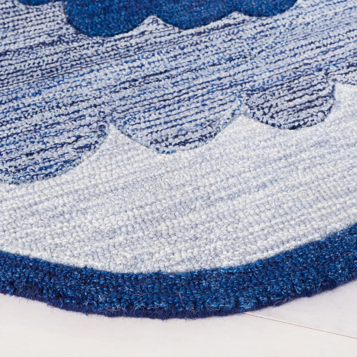 Safavieh Novelty 6'-0" x 6'-0" Rug in Blue / Grey