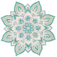 Safavieh Novelty Nov105M Blue/Ivory Rug.