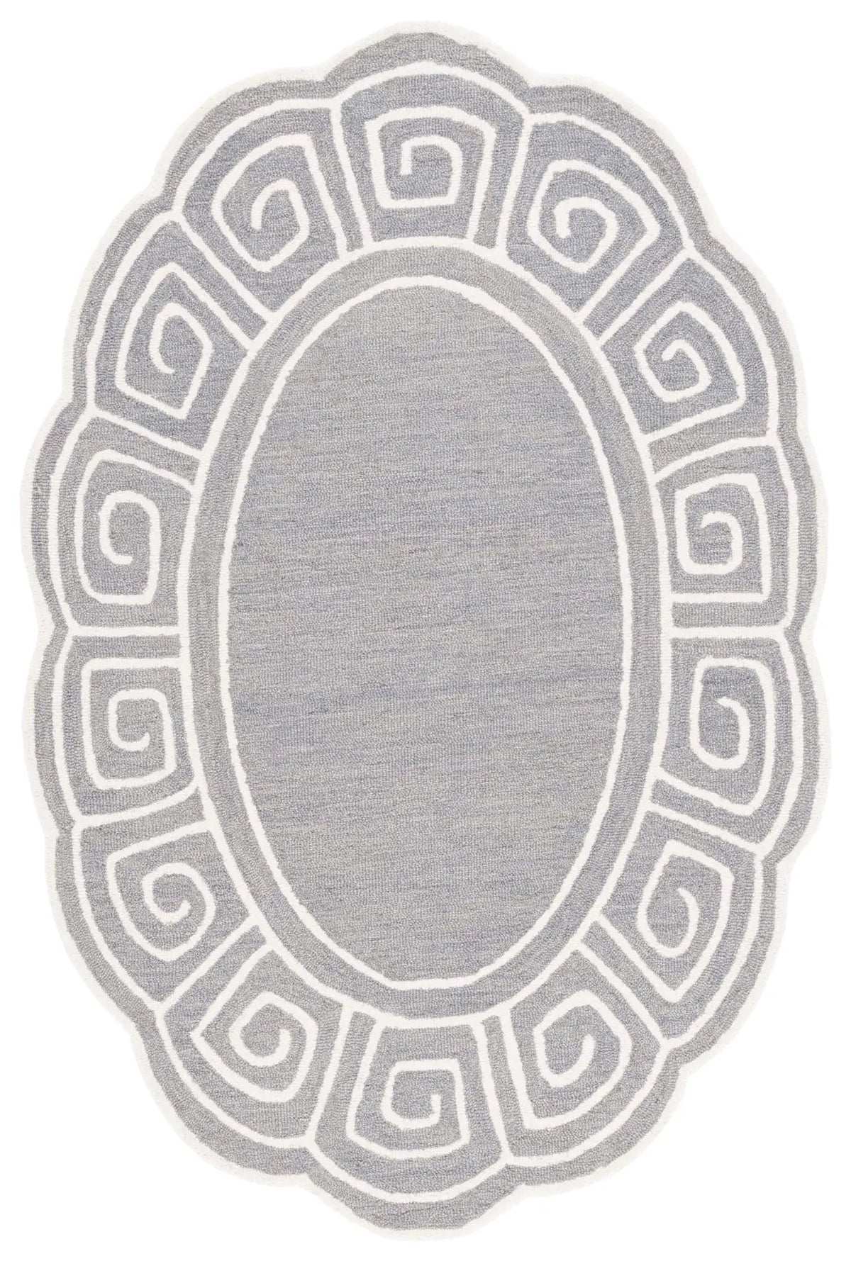 Safavieh Novelty 3'-0" x 5'-0" Rug in Grey / Ivory