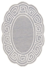 Safavieh Novelty 3'-0" x 5'-0" Rug in Grey / Ivory