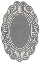 Safavieh Novelty 5'-0" x 8'-0" Rug in Grey / Ivory