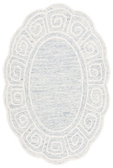 Safavieh Novelty 3'-0" x 5'-0" Rug in Light Grey / Ivory