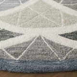 Safavieh Novelty 6'-0" x 6'-0" Rug in Grey / Blue