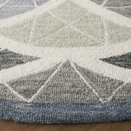 Safavieh Novelty 6'-0" x 6'-0" Rug in Grey / Blue