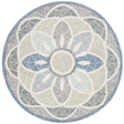 Safavieh Novelty 5'-0" x 5'-0" Rug in Grey / Blue