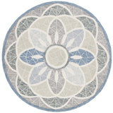 Safavieh Novelty 5'-0" x 5'-0" Rug in Grey / Blue