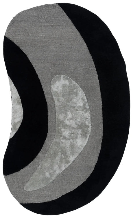 Safavieh Novelty 5'-0" x 8'-0" Rug in Black / Grey