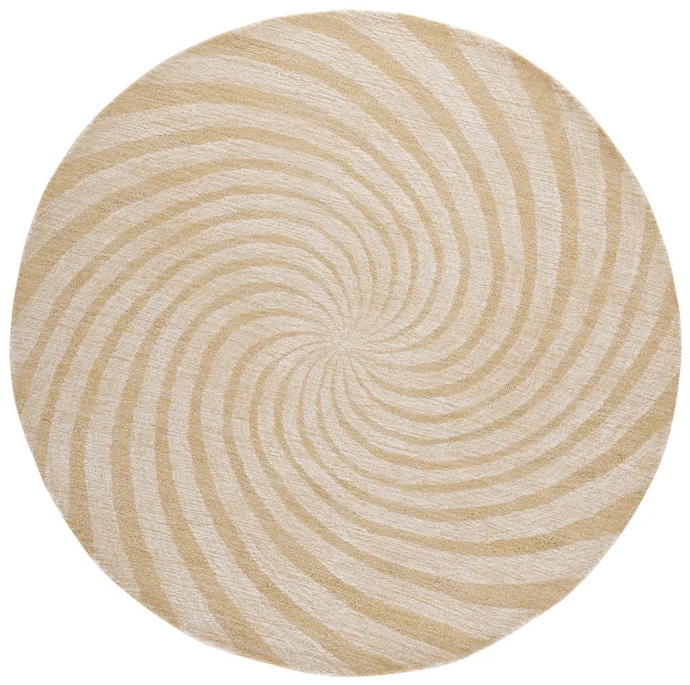 Safavieh Novelty 6'-0" x 6'-0" Rug in Light Gold / Ivory
