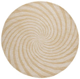 Safavieh Novelty 6'-0" x 6'-0" Rug in Light Gold / Ivory