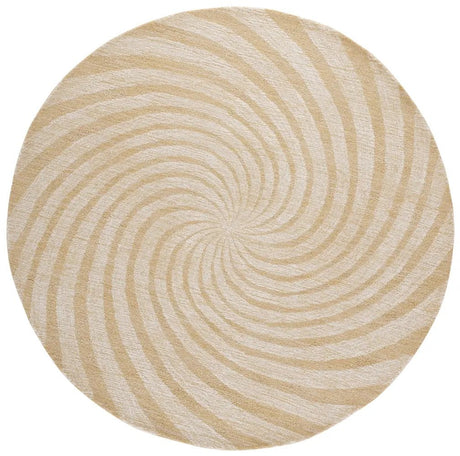 Safavieh Novelty 6'-0" x 6'-0" Rug in Light Gold / Ivory