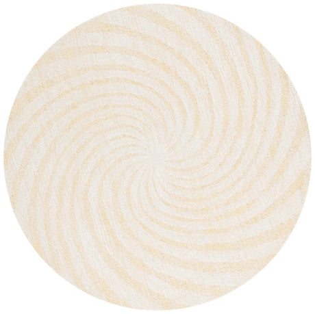 Safavieh Novelty 3'-0" x 3'-0" Rug in Light Gold / Ivory