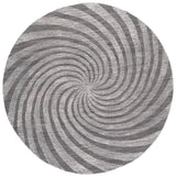 Safavieh Novelty 6'-0" x 6'-0" Rug in Charcoal / Grey