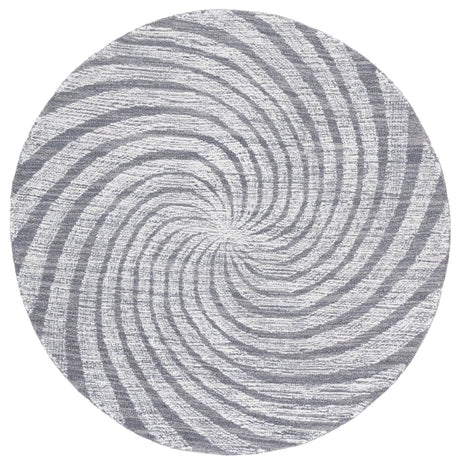 Safavieh Novelty 3'-0" x 3'-0" Rug in Charcoal / Grey