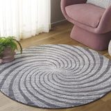 Safavieh Novelty 3'-0" x 3'-0" Rug in Charcoal / Grey