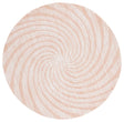 Safavieh Novelty 3'-0" x 3'-0" Rug in Light Rust / Ivory