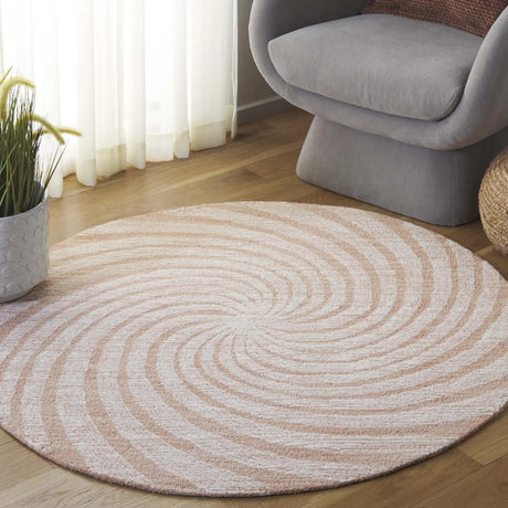 Safavieh Novelty 3'-0" x 3'-0" Rug in Light Rust / Ivory