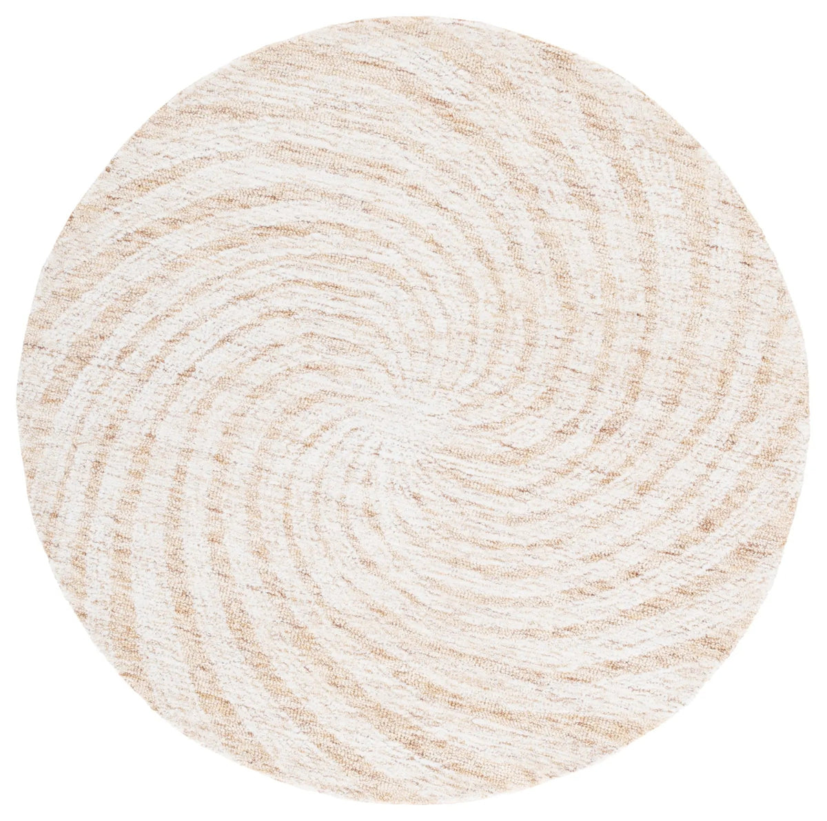 Safavieh Novelty 3'-0" x 3'-0" Rug in Light Brown / Ivory