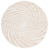 Safavieh Novelty 3'-0" x 3'-0" Rug in Light Brown / Ivory
