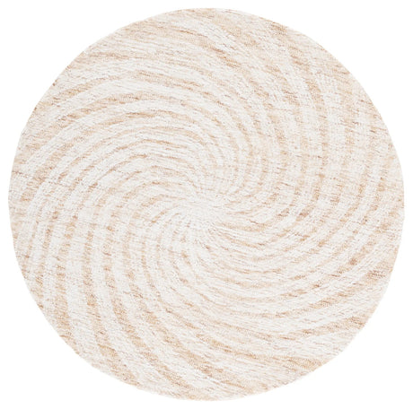 Safavieh Novelty 3'-0" x 3'-0" Rug in Light Brown / Ivory