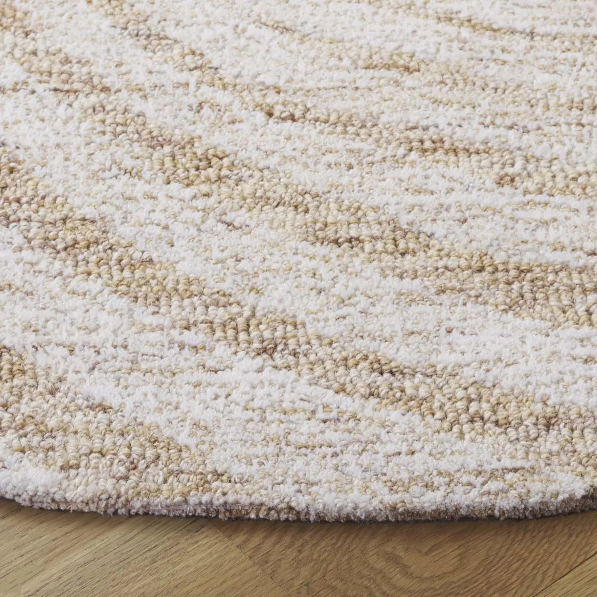 Safavieh Novelty 3'-0" x 3'-0" Rug in Light Brown / Ivory