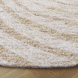 Safavieh Novelty 3'-0" x 3'-0" Rug in Light Brown / Ivory