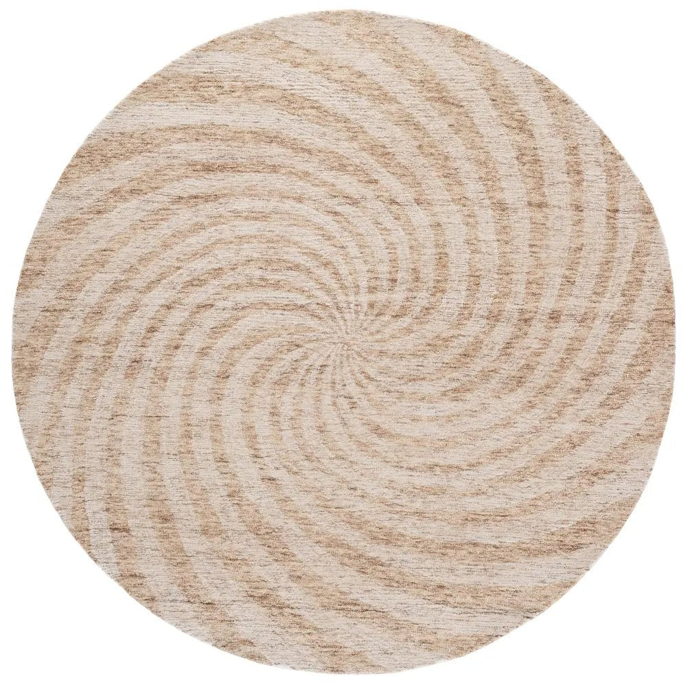 Safavieh Novelty 6'-0" x 6'-0" Rug in Light Brown / Ivory