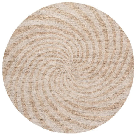 Safavieh Novelty 6'-0" x 6'-0" Rug in Light Brown / Ivory