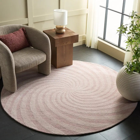 Safavieh Novelty 6'-0" x 6'-0" Rug in Light Pink / Ivory