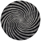 Safavieh Novelty 6'-0" x 6'-0" Rug in Black / Ivory