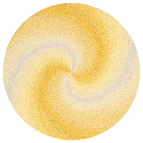 Safavieh Novelty 3'-0" x 3'-0" Rug in Gold / Grey