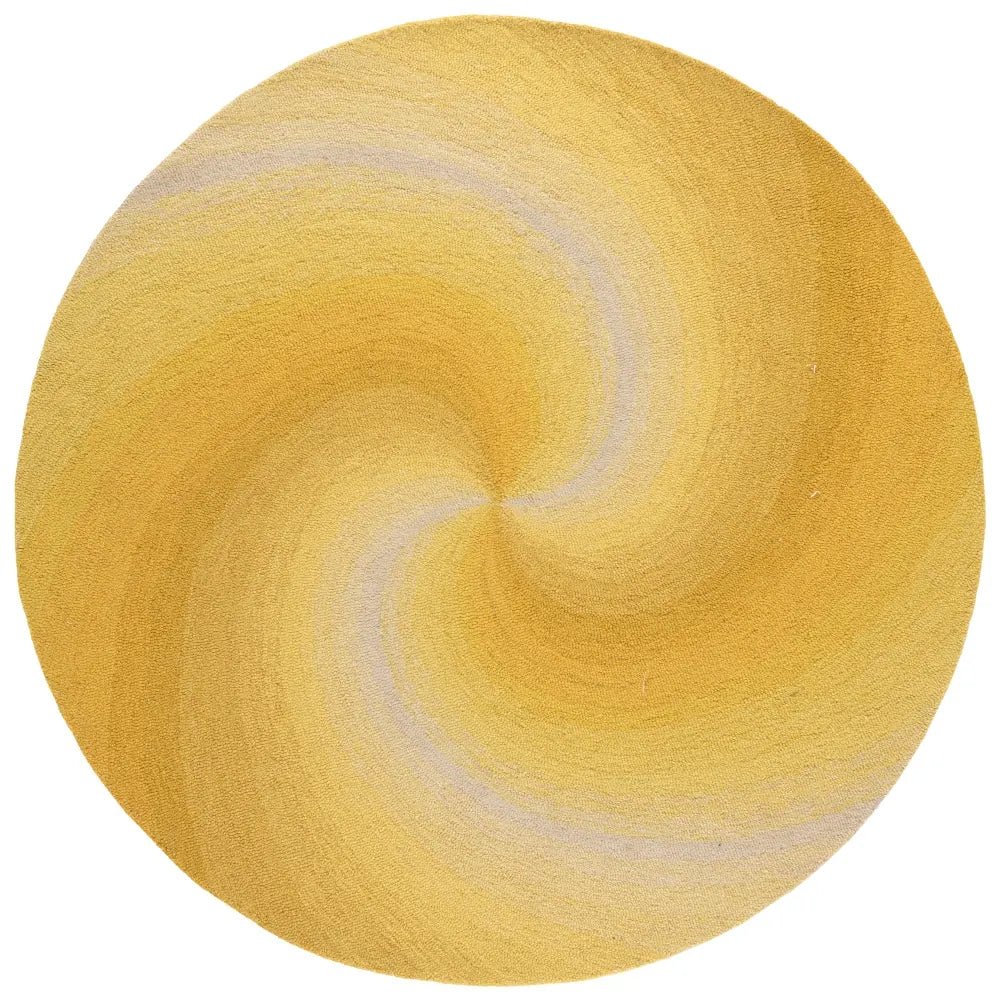 Safavieh Novelty 6'-0" x 6'-0" Rug in Gold / Grey