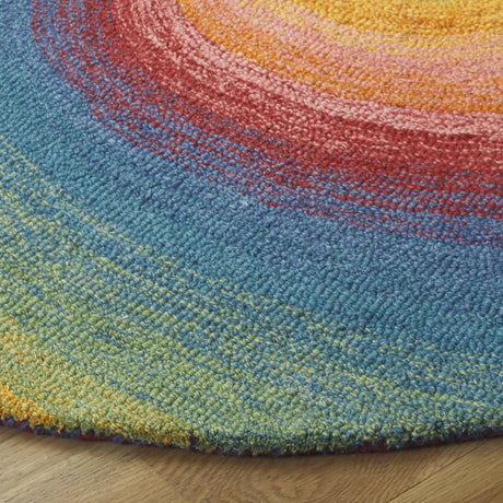 Safavieh Novelty 3'-0" x 3'-0" Rug in Blue / Gold