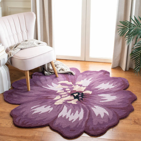Safavieh Novelty 5'-0" x 5'-0" Rug in Lilac