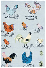 Safavieh Novelty 4'-0" x 6'-0" Rug in Blue / Yellow