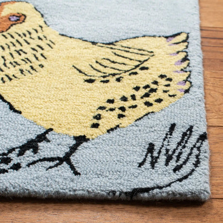 Safavieh Novelty 5'-0" x 8'-0" Rug in Blue / Yellow