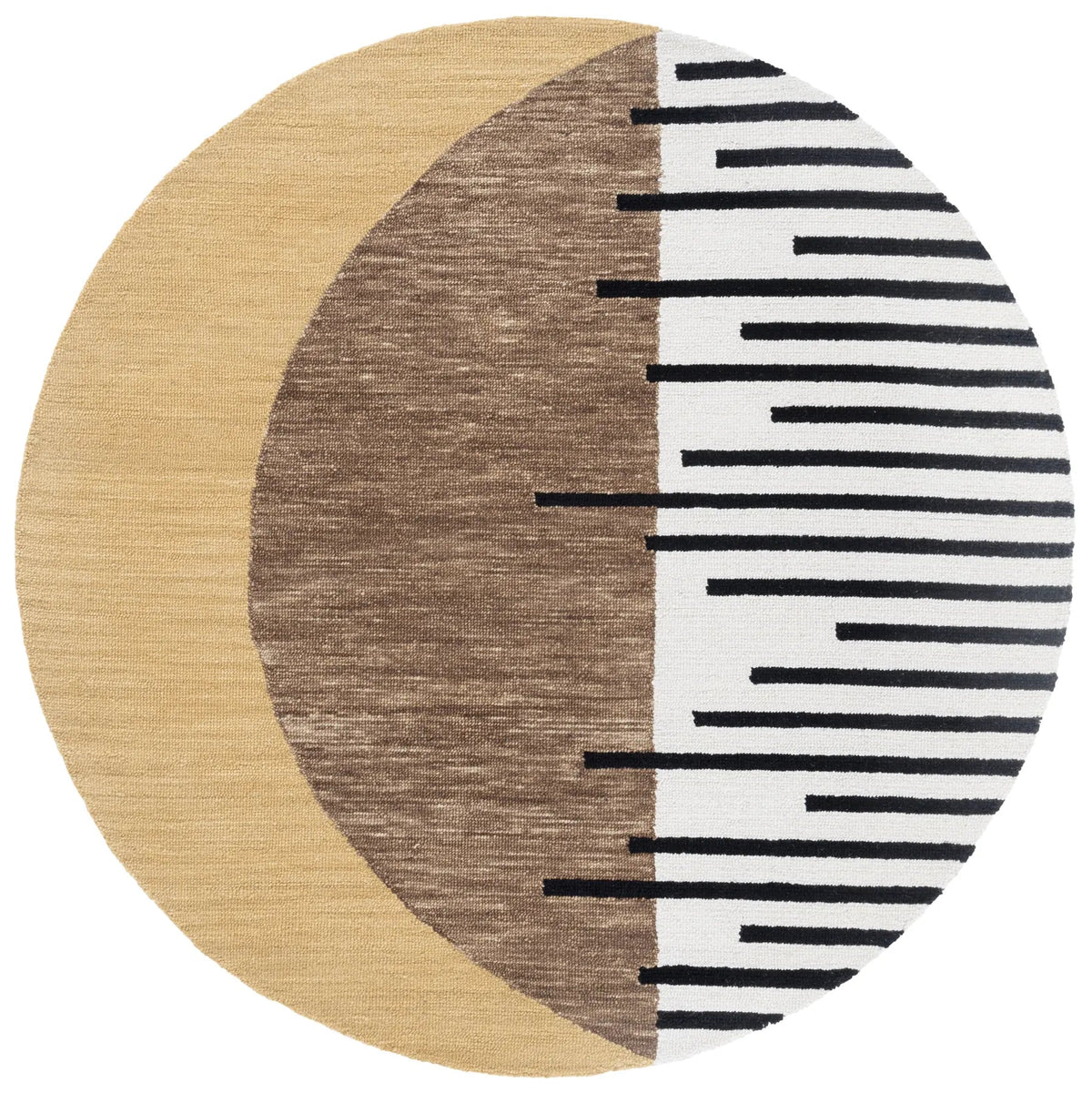 Safavieh Novelty 6'-0" x 6'-0" Rug in Brown / Beige